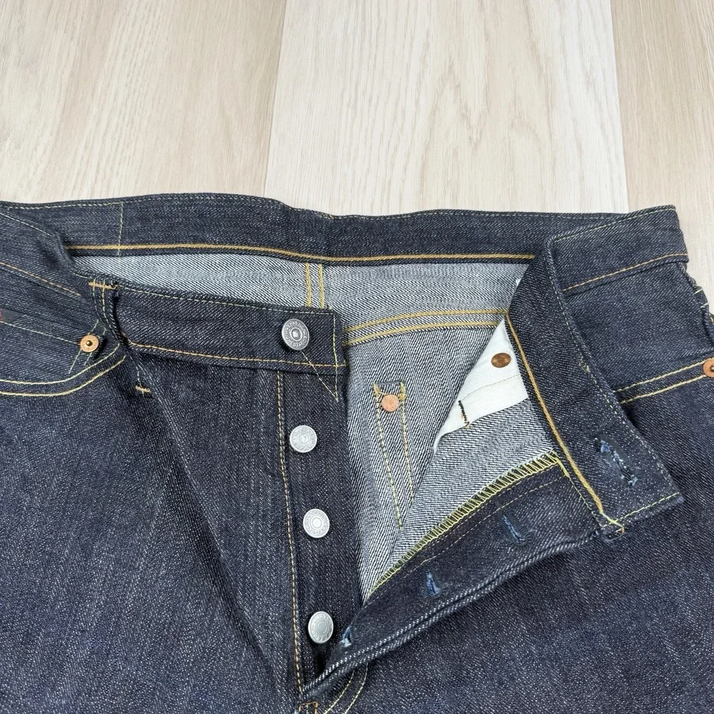 The Flat Head  X Real Japan Blues D109FXR Selvedge Raw Denim Jeans 33x36